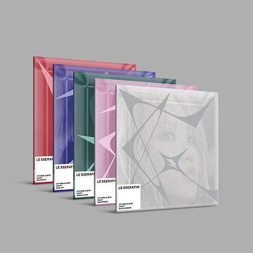 IVE LE SSERAFIM CD アルバム LE SSERAFIM - 4th Mini Album 'CRAZY' THUNDERING CEDAR