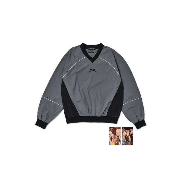 LE SSERAFIM - Sweatshirt (Grey) [EASY CRAZY HOT 2025 TOUR Official LE SSERAFIM - Sweatshirt (Grey) [EASY CRAZY HOT 2025 TOUR Official