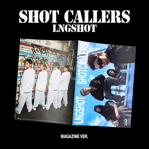 LNGSHOT - SHOT CALLERS [1st EP Album - Magazine Ver.] - K PLACE
