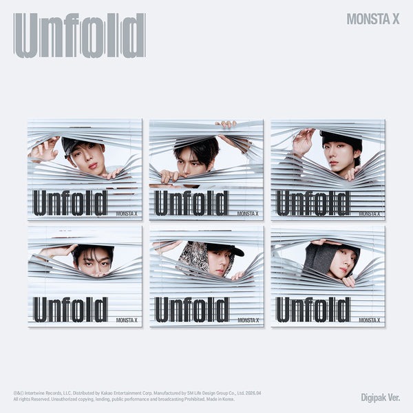 MONSTA X - Unfold [3rd English Album - Digipack Ver.] - K PLACE