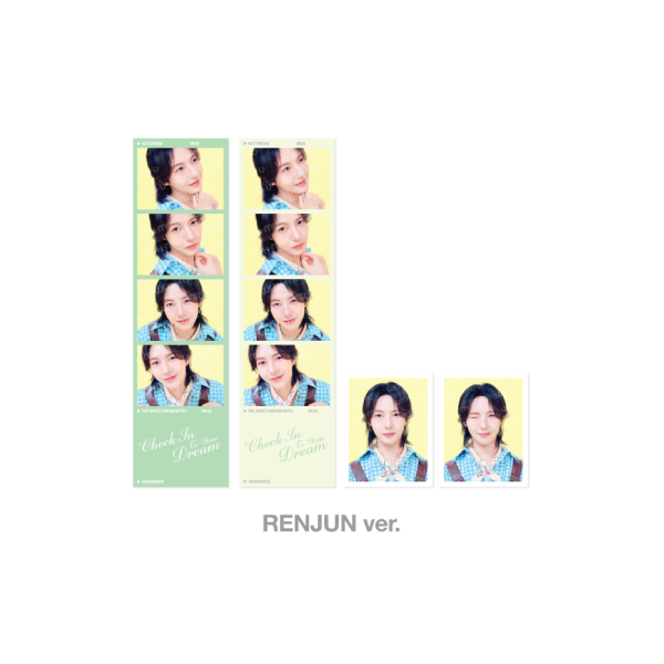 NCT DREAM 4 Cut and ID Photo Set 2026 NCT DREAM 10th Anniversary Party THE SWEET DREAM HOTEL POP UP Official MD RENJUN Ver - main image