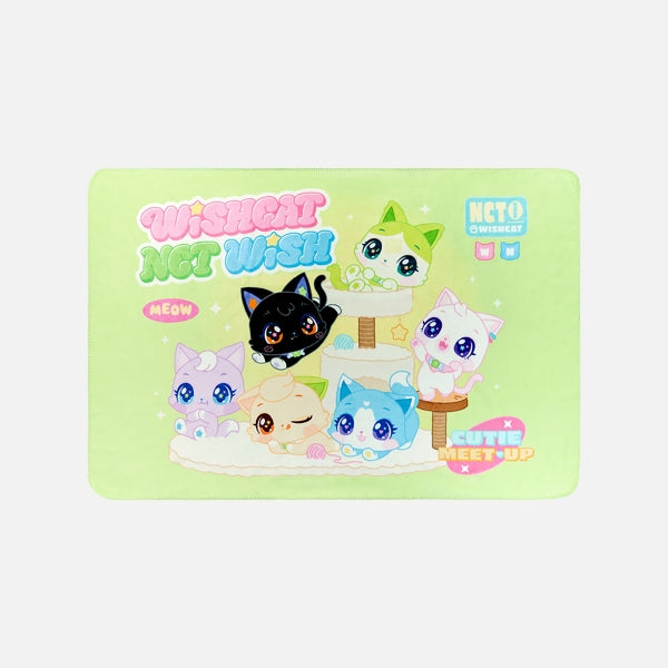 NCT WISH - Flannel Blanket [WISHCAT X NCT WISH Official MD] - K PLACE