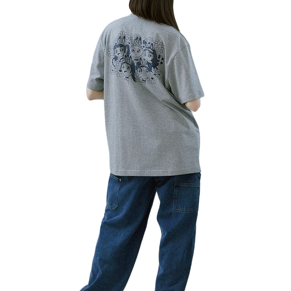 NewJeans - T-Shirt (Melange Gray) [NJ x MURAKAMI] - K PLACE