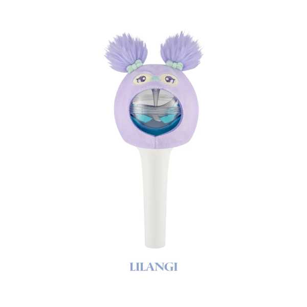 NMIXX ペンライトモケモケ ジウ NMIXX OFFICIAL LIGHT STICK with Tracking, Strap, FANLIGHT MD GOODS