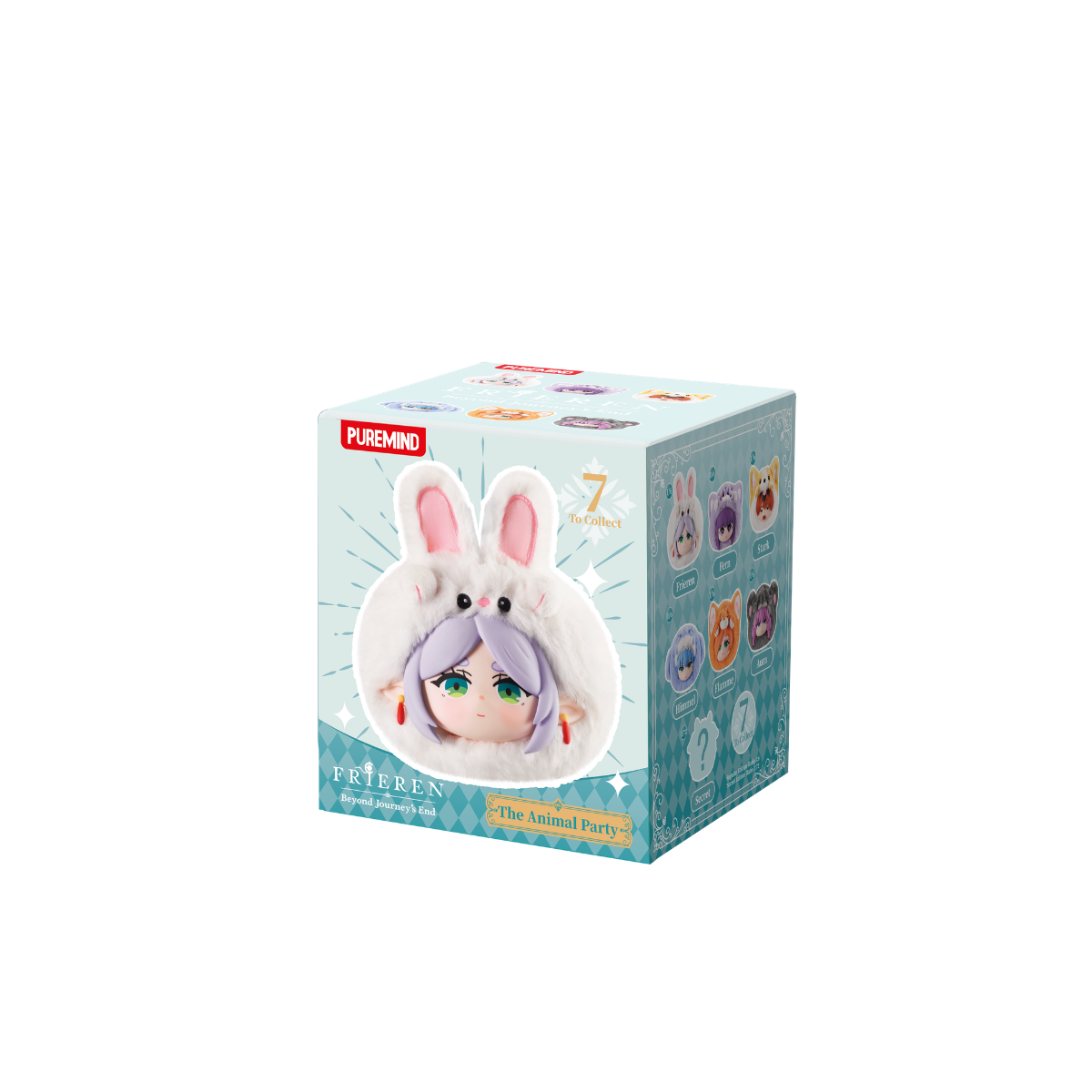 PUREMIND x FRIEREN Animal Party Series Vinyl Plush Keyring Blind Box - Main Image