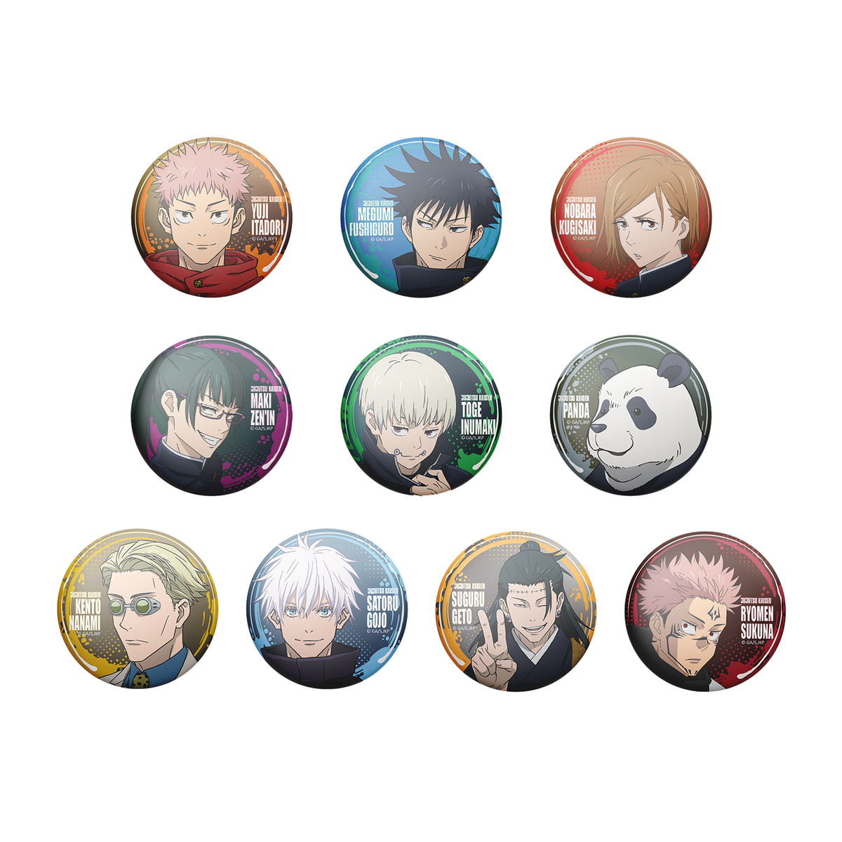 PUREMIND x JUJUTSU KAISEN Button Pin Blind Bag - Main Image 2