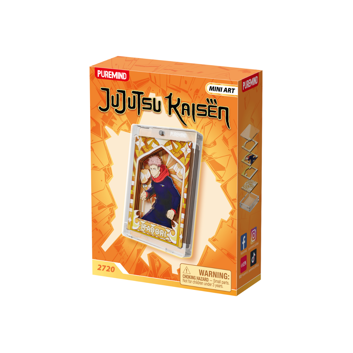 PUREMIND x JUJUTSU KAISEN Sorcery Prism Pane Series Mini Art Blind Box - Main Image