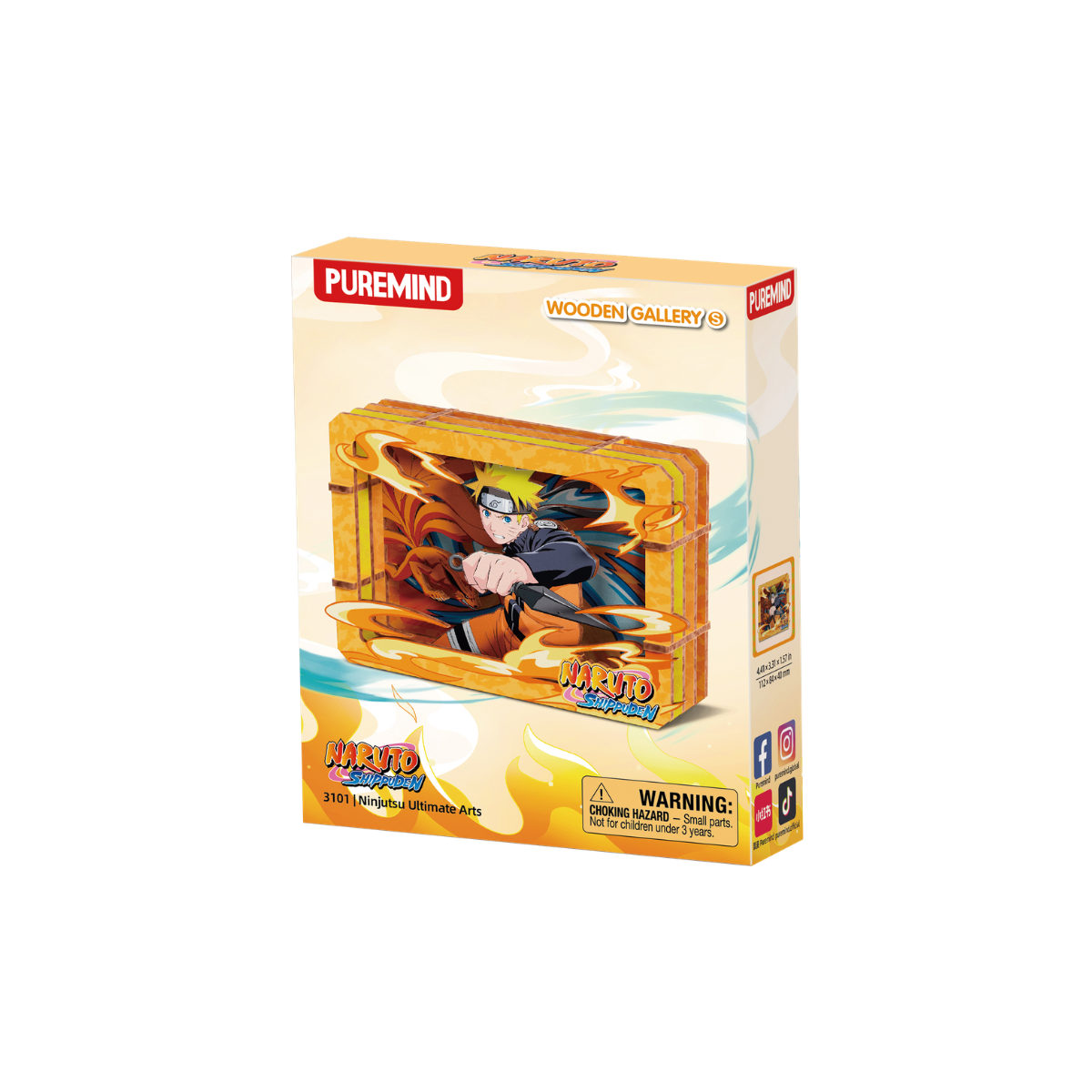 PUREMIND x NARUTO SHIPPUDEN Wooden Gallery Blind Box - Main Image