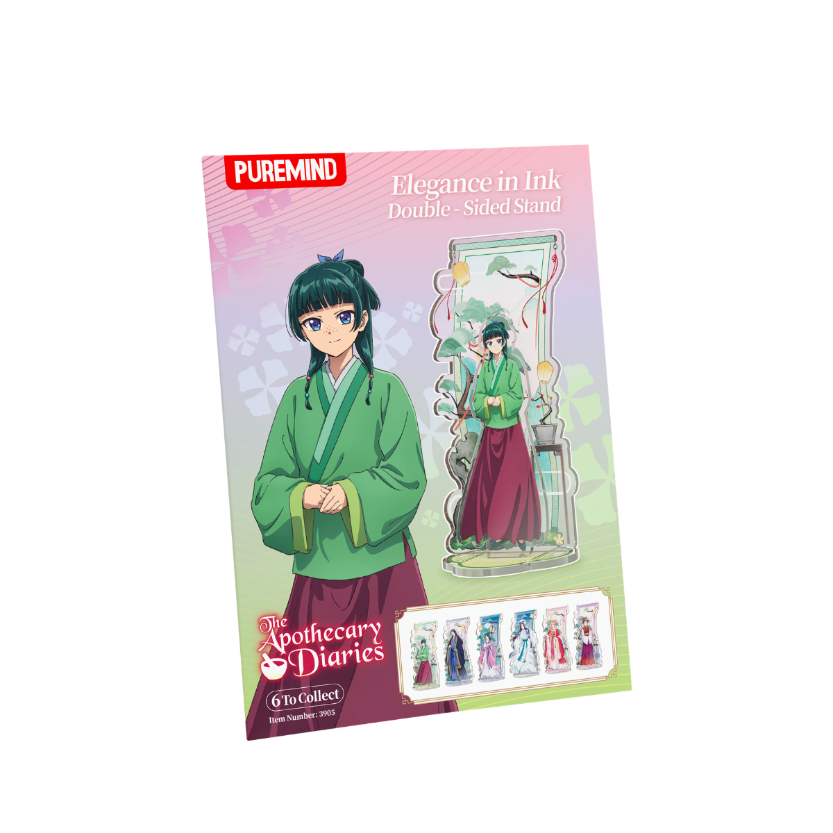 PUREMIND x THE APOTHECARY DIARIES Elegance In Ink Double-Sided Stand Blind Bag - Main Image