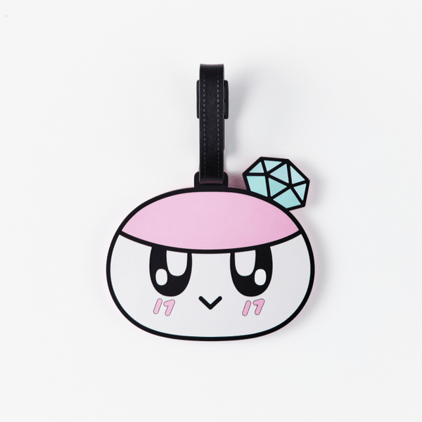 SEVENTEEN CARAT LAND ボンボンイキーリングとラゲッジタグ SEVENTEEN - BONGBONGEE Luggage Tag [2024 SEVENTEEN in CARAT LAND