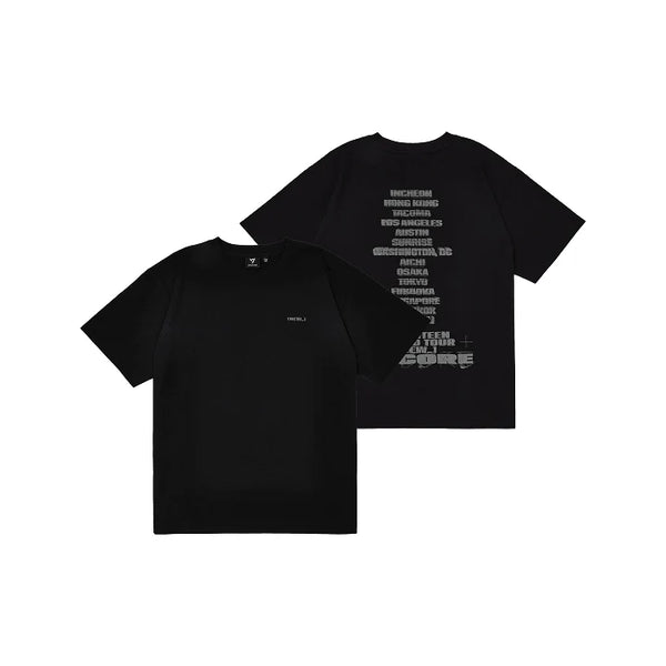 SEVENTEEN - S/S T-Shirt Black ['NEW_' World Tour Encore Official