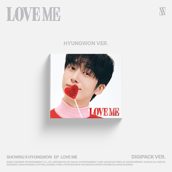SHOWNU X HYUNGWON - LOVE ME [EP Album - Digipack Ver.] - K PLACE