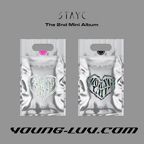 STAYC ステイシー 全員 直筆サイン「YOUNG LUV」アルバム非売品 STAYC - YOUNG-LUV.COM [2nd Mini Album] - K PLACE