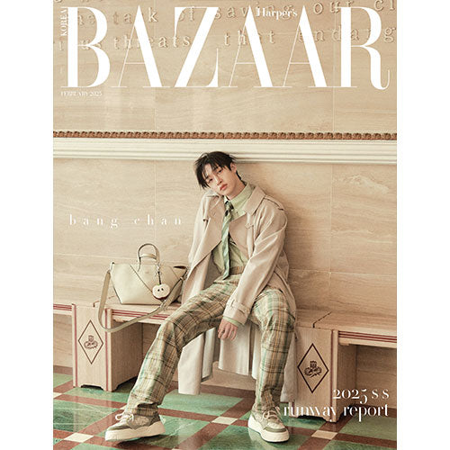 「Harper's BAZAAR KOREA」2025年2月号 バンチャン Harper's BAZAAR 2025年 2月号(KOREA)【表紙：バンチャン（Stray