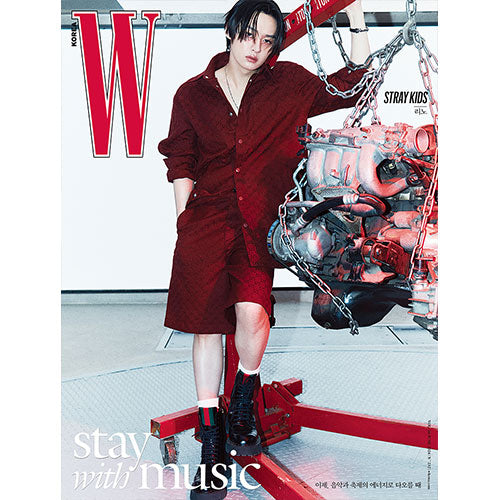 STRAY KIDS Cover W Volume 6 June 2024 - E Version main image