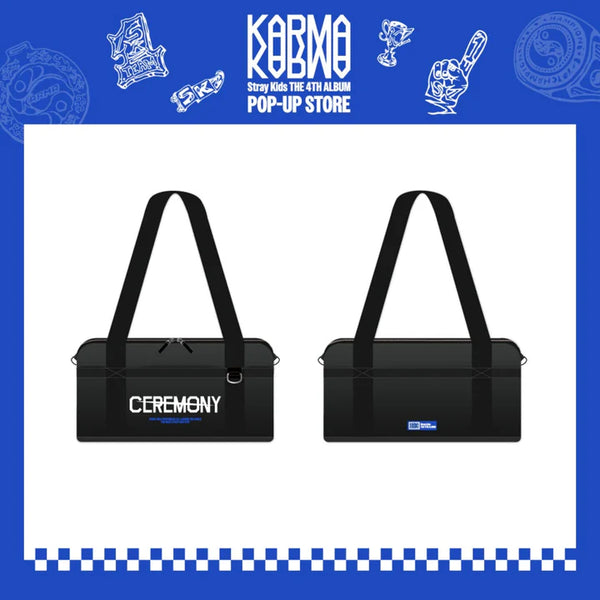 straykids KARMA ポップアップ　ダッフルバッグ　新品 stray-kids-duffel-bag-karma-