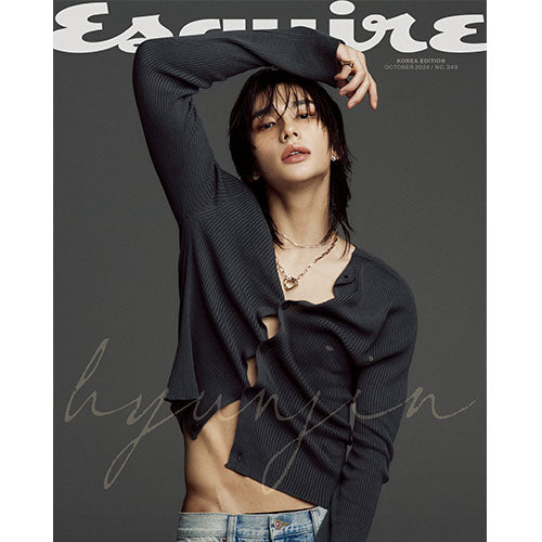 Stray Kids HYUNJIN Cover - ESQUIRE [October 2024] - K PLACE
