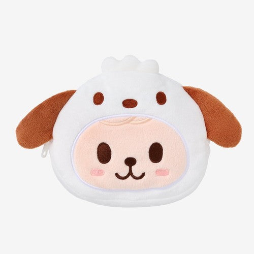 Stray Kids Reversible Pouch SKZOO X SANRIO CHARACTERS RUN IT JAPAN World Tour Official MD - PuppyM Ver -Main Image 2