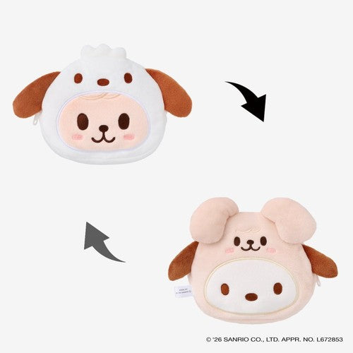 Stray Kids Reversible Pouch SKZOO X SANRIO CHARACTERS RUN IT JAPAN World Tour Official MD - PuppyM Ver -Main Image