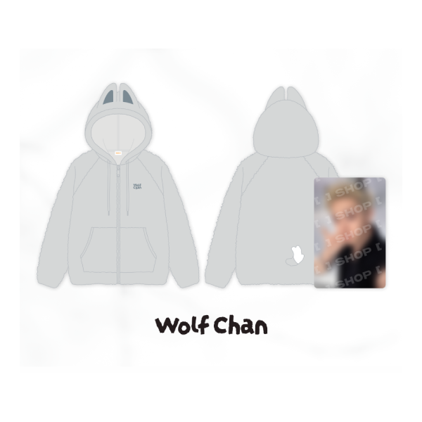 Stray Kids skzoo バンチャン　ウルフチャン　ZOOパーカー Stray Kids - SKZOO Fleece Hood Zip-Up ['RUN IT' World Tour