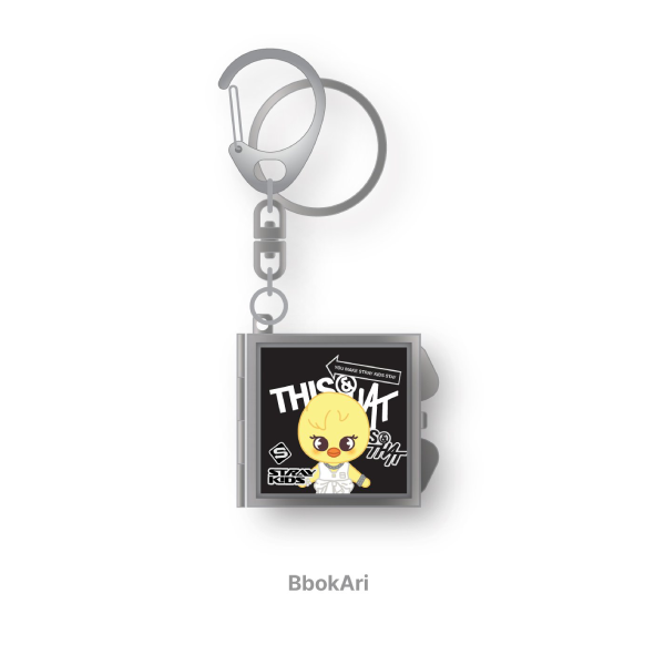 Stray Kids SKZOO Mirror Keyring THIS and THAT POP UP Store Official MD BBOKARI Ver - main image
