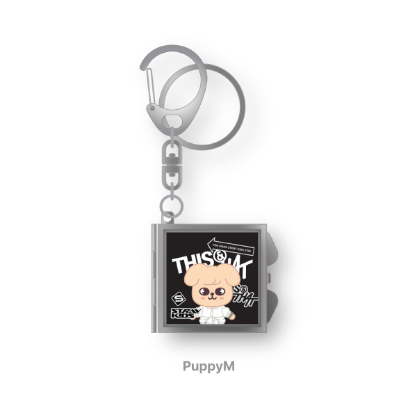Stray Kids SKZOO Mirror Keyring THIS and THAT POP UP Store Official MD PUPPYM Ver - main image