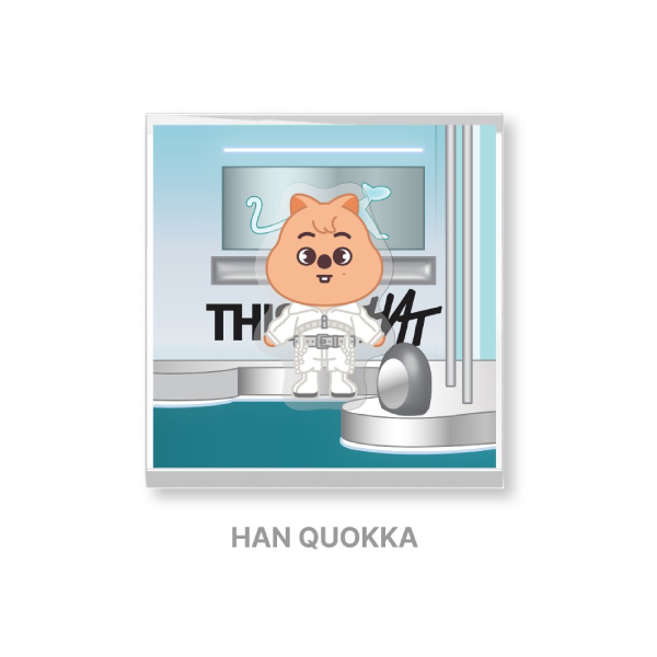Stray Kids SKZOO Spinning Magnet THIS and THAT POP UP Store Official MD HAN QUOKKA Ver - main image