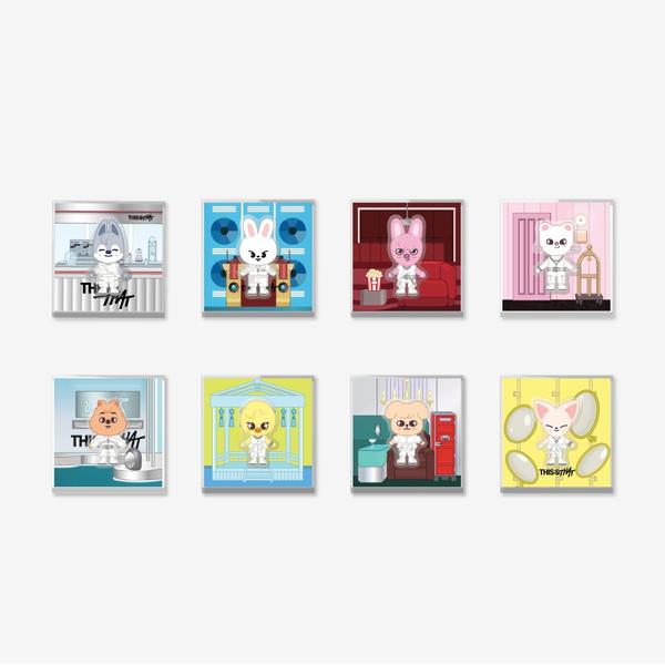 Stray Kids SKZOO Spinning Magnet THIS and THAT POP UP Store Official MD - main image