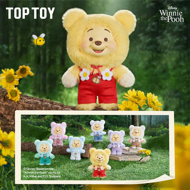TOPTOY x DISNEY Winnie the Pooh Candy Series Plush Keychain Blind Box - Main Image