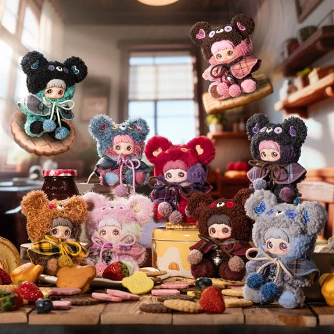TOPTOY x MAYMEI Tiny Bear Cookie Series Plush Keychain Blind Box - Main Image