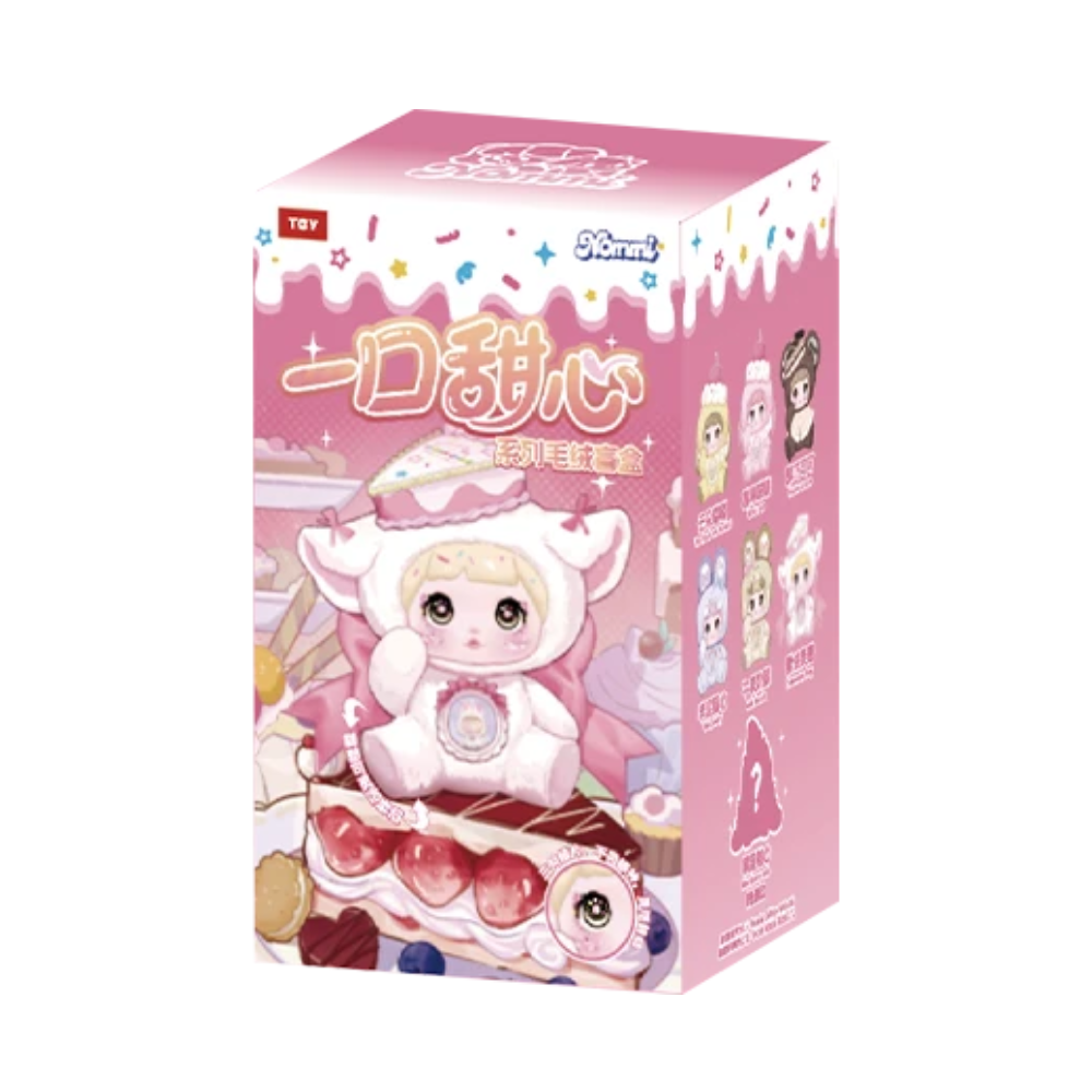 TOPTOY x NOMMI A Bite of Sweetheart Sweet Bites Series Vinyl Plush Doll Blind Box - Single Box - Main Image