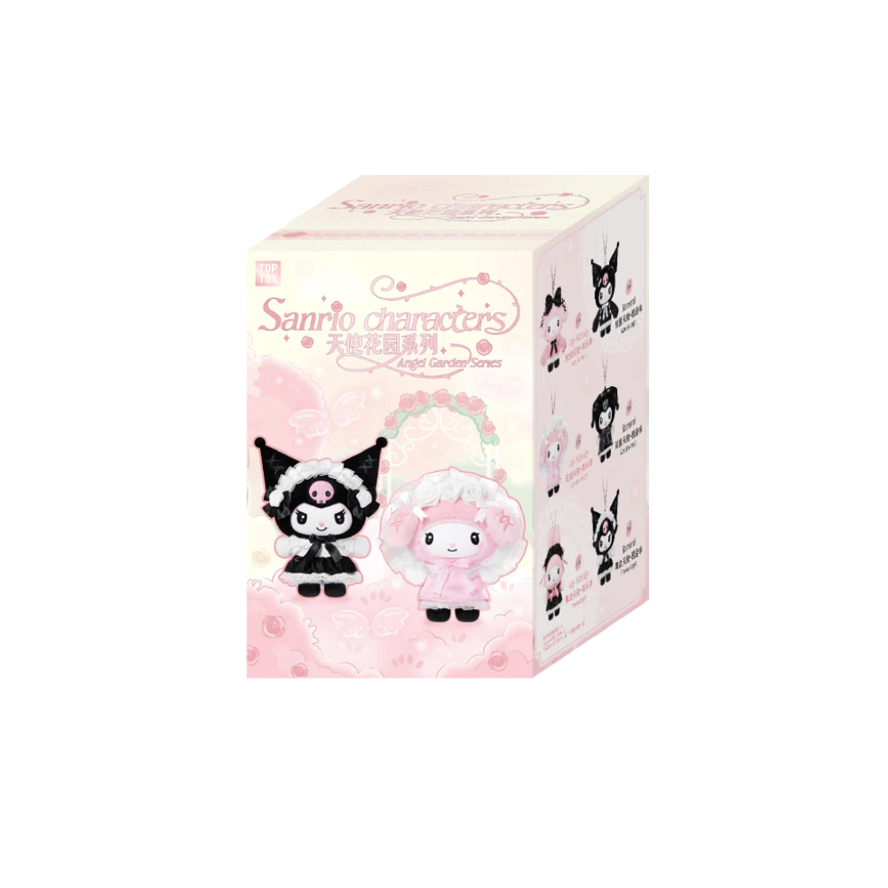 TOPTOY x SANRIO Angel Garden Series Plush Vinyl Keychain Gift Blind Box - Single Box - Main Image