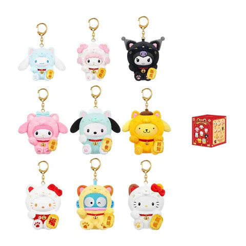 TOPTOY x SANRIO Lucky Cat Series Plush Keychain Blind Box - Main Image 11