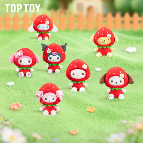 TOPTOY x SANRIO Sweet Strawberry Series Plush Keychain Blind Box - Main Image 3