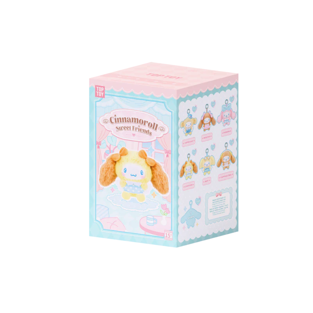TOPTOY x SANRIO Cinnamoroll Sweet Friends Series Plush Pendant Blind Box - Single Box - Main Image