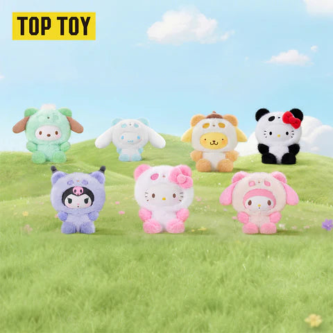 TOPTOY x SANRIO Colorful Panda Series Plush Pendant Blind Box - Main Image