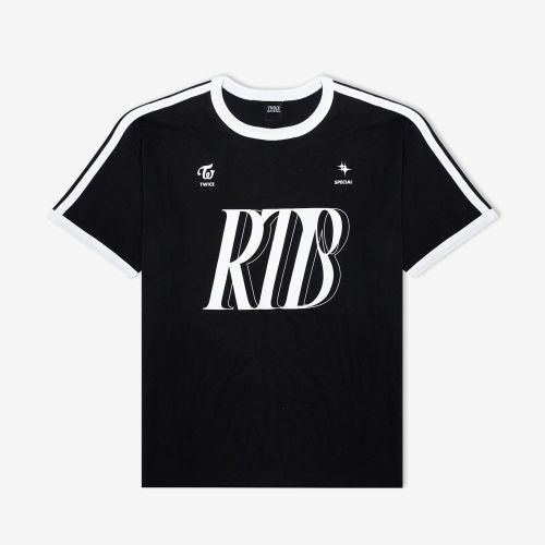 TWICE - Black T-Shirt ['READY TO BE' SPECIAL Official MD] - K PLACE