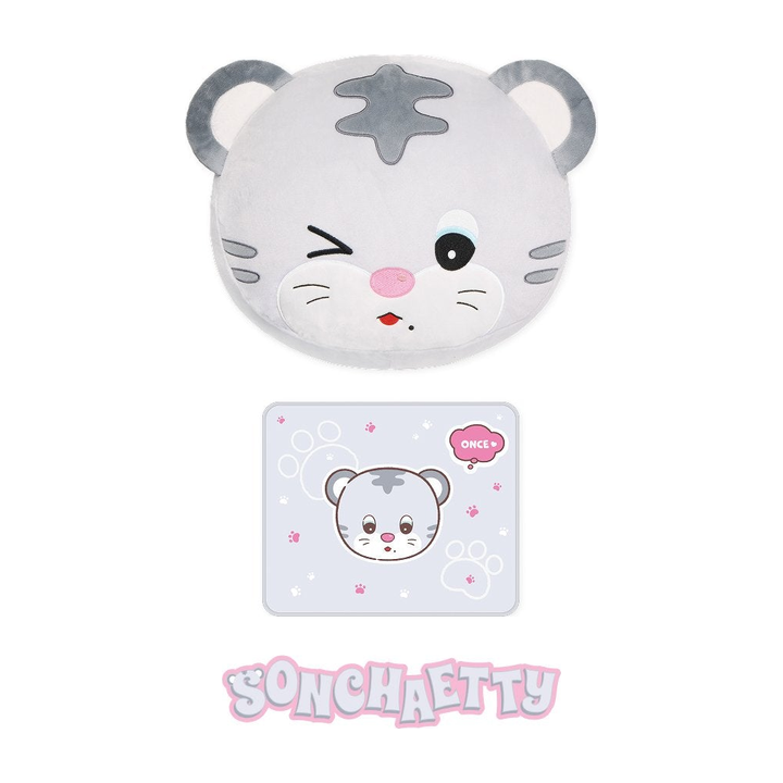 TWICE Cushion Blanket 11th Anniversary TWICE the THRILL POP UP Official MD -SONCHAETTY