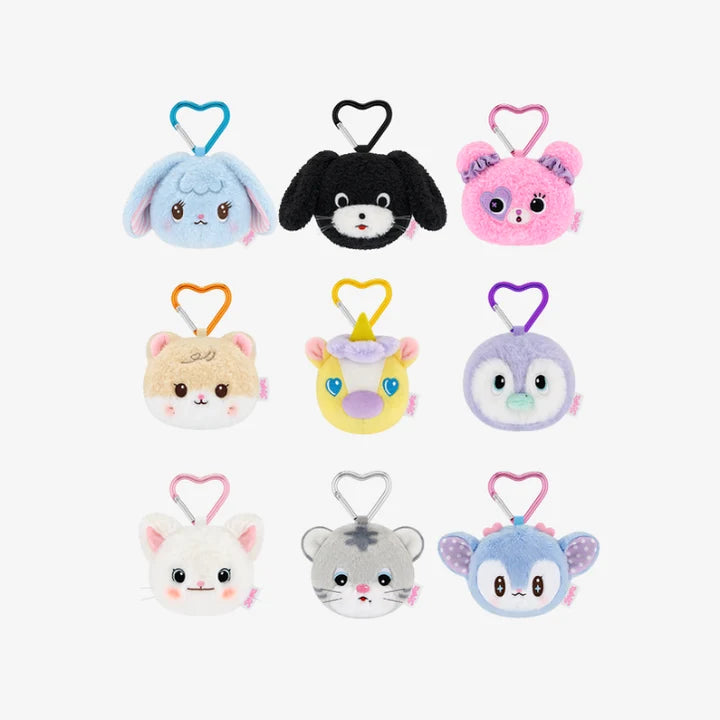 TWICE Face Keyring 11th Anniversary TWICE the THRILL POP UP Official MD - main image