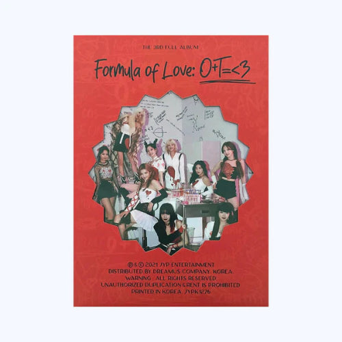 ⑪TWICE/FORMURA OF LOVE！ Amazon.com: TWICE - THE 3RD ALBUM [Formula of Love: O+T=< 3