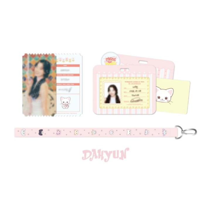 TWICE TWICE Land Ticket Set 11th Anniversary TWICE the THRILL POP UP Official MD - DAHYUN