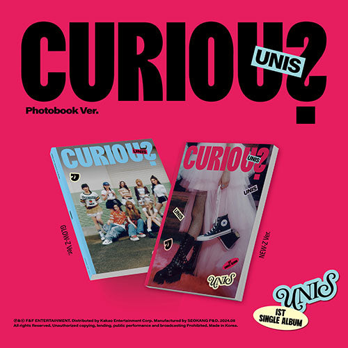 UNIS - CURIOUS [1st Single Album - Photobook Ver.] - K PLACE