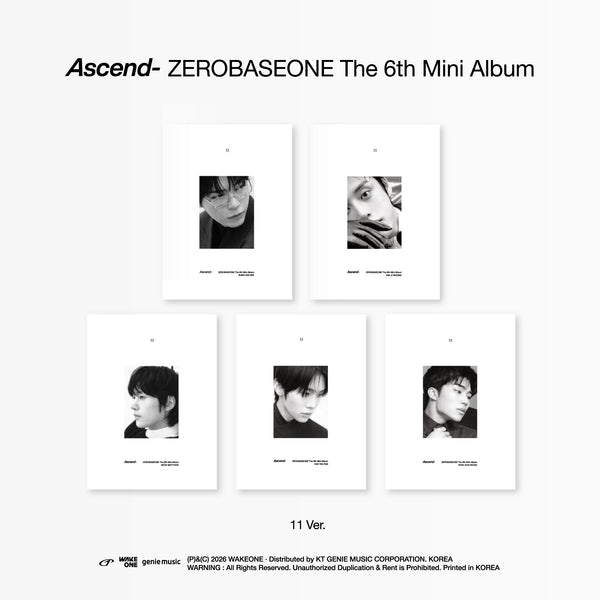 zb1 ゼベワンascend 11 ⑤ ZEROBASEONE - Ascend- [6th Mini Album - 11 Ver.] - K PLACE