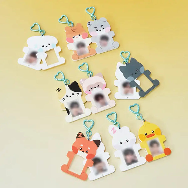 AHOF 韓国MIIM COLLECTION マグネットカード ウンギ KAKAO Friends MagSafe MAGNETIC CARD WALLET for 2 Cards RYAN Apeach