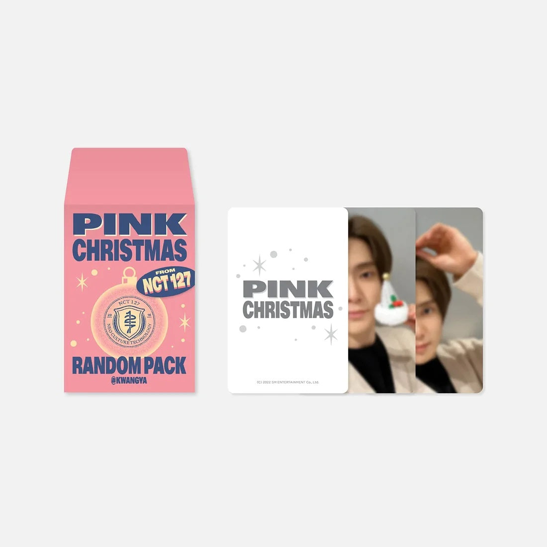 2022 Pink Christmas RANDOM PACK Photocards NCT 127 Ver Main Product Image