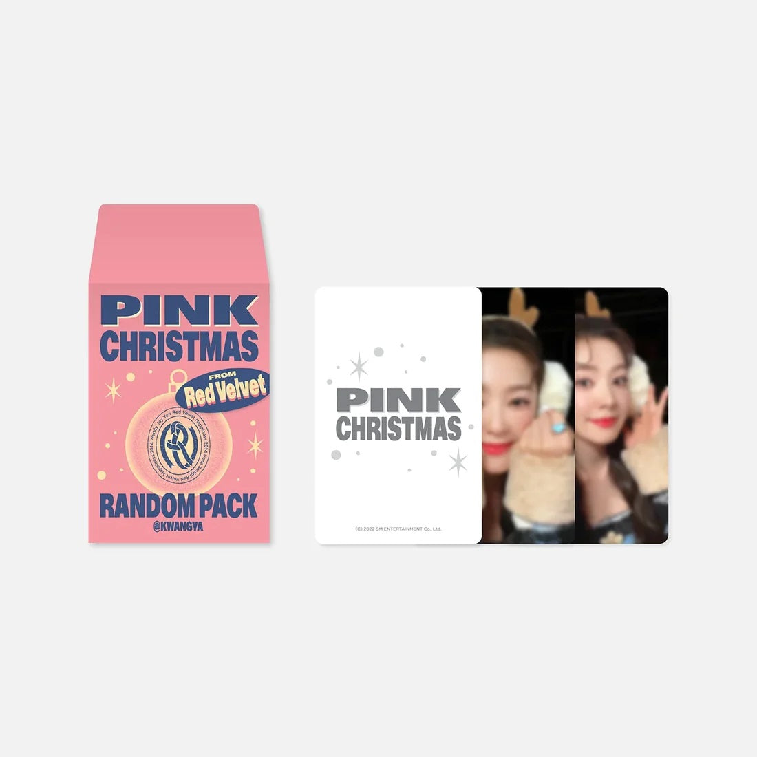 2022 Pink Christmas RANDOM PACK Photocards Red Velvet Ver Main Product Image