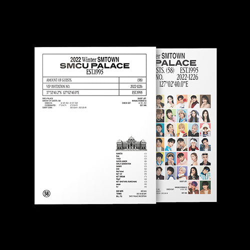 店舗良い SMTOWN: Winter 2022 SMCU PLACE K - Ver.] Book [Portrait PALACE その他