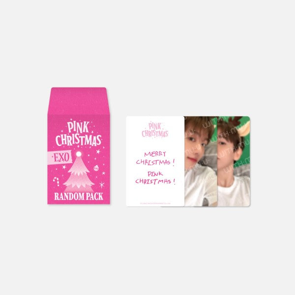 2023 Pink Christmas Photocard Random Pack - EXO main image