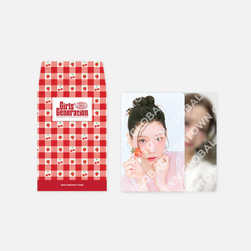 Girls Generation Random Trading Card Set 2025 SM ARTIST Seasons Greetings Official MD - Red Berry Version