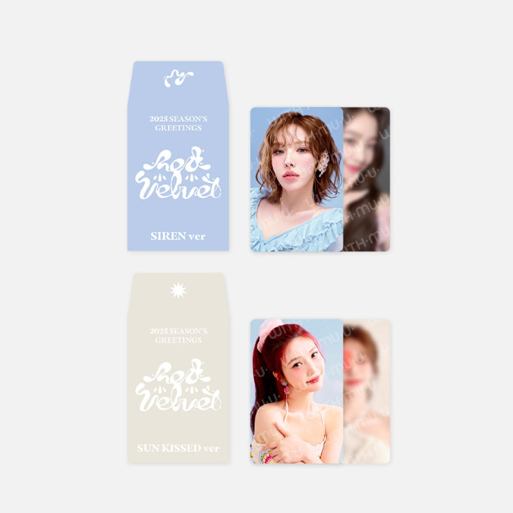 redvelvet ssm シュスエム リアルカード トレカ 2025 スルギ Red Velvet - Random Trading Card Set [2025 SM ARTIST Season's